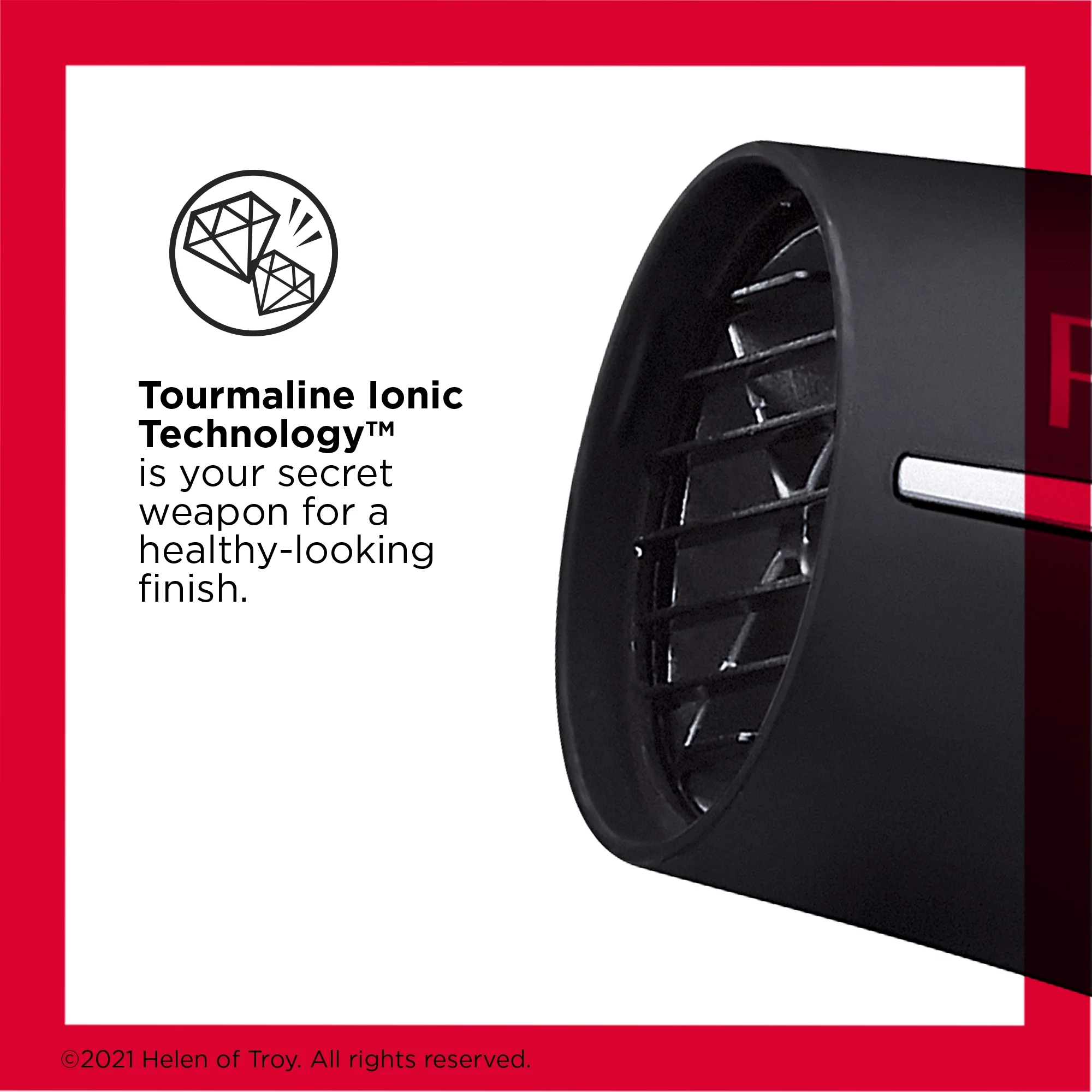 Revlon 1875W Retractable Cord Fold & Go Ceramic Hair Dryer, Black