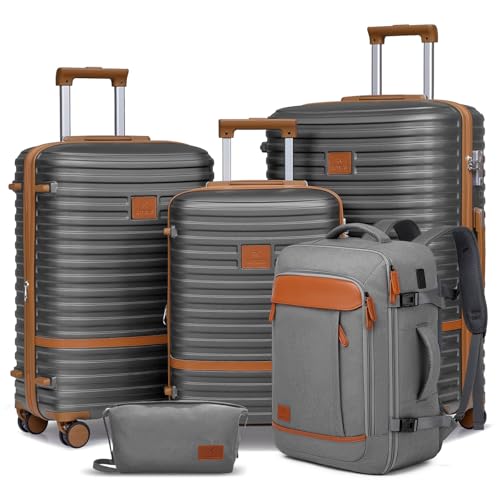 Joyway Expandable Carry on Luggage Sets Airline Approved, Lightweight Hard Shell 20 Inch Carry-on Suitcase with Spinner Wheels