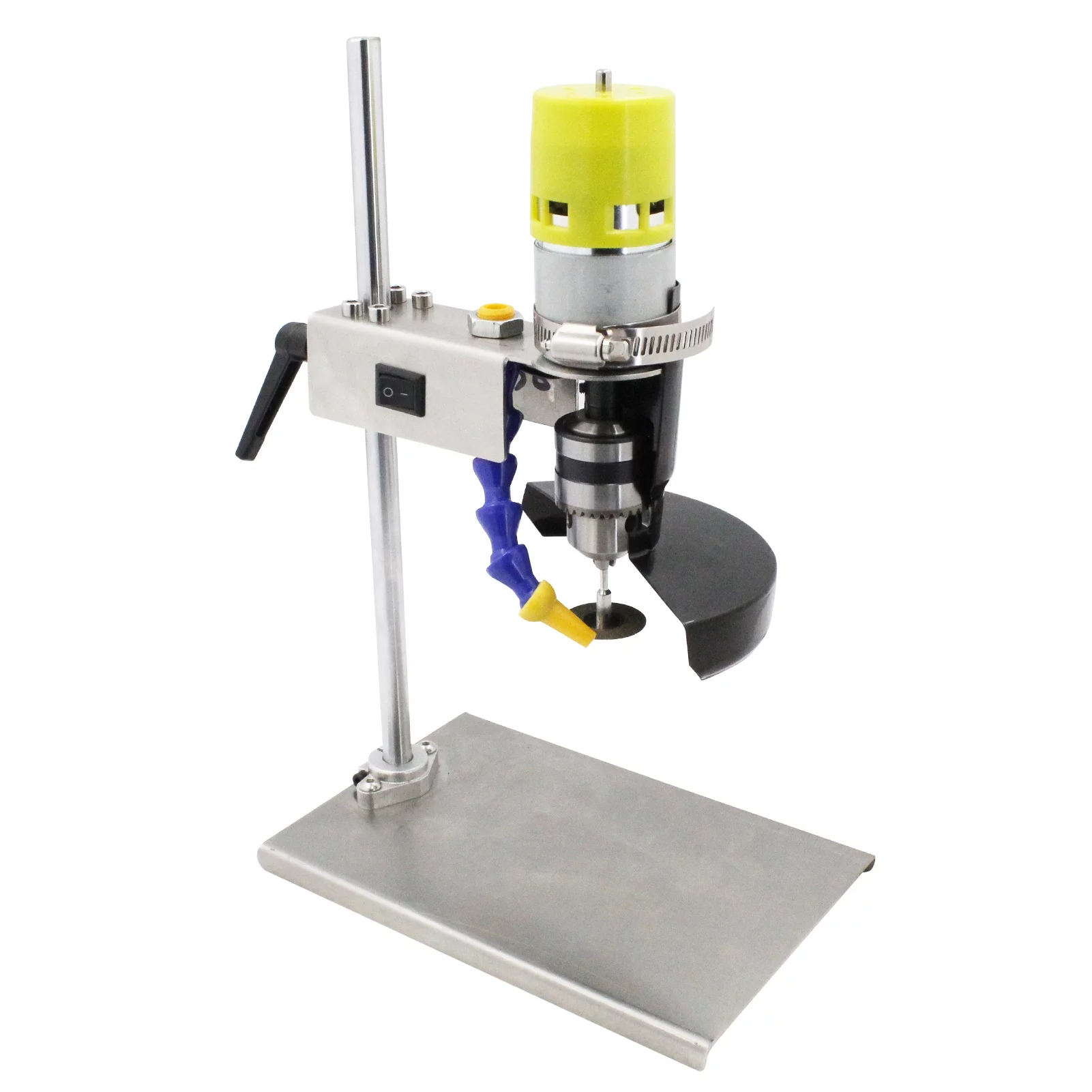 Htovila Electric Glass Bottle Cutter Cutting Tool Cutting Machine with 7 Variable Speeds for DIY Flowerpot Round Oval Glass Bottles Craft