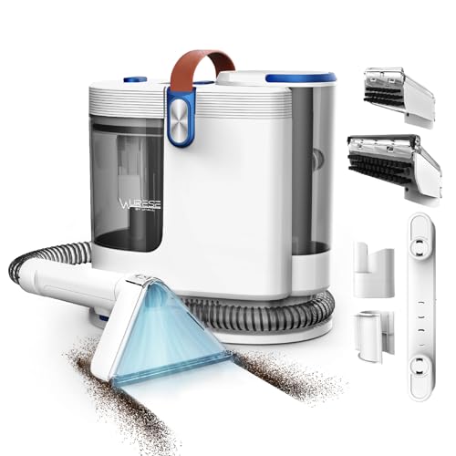 Portable Carpet Cleaner Machine, Carpet Shampooer, 15Kpa Upholstery Cleaner with 3 Tools, 54oz Large Water Tank, 16.4ft Power Cord, Spot and Stain Deep Cleaner for Rug, Couches, Car,azure