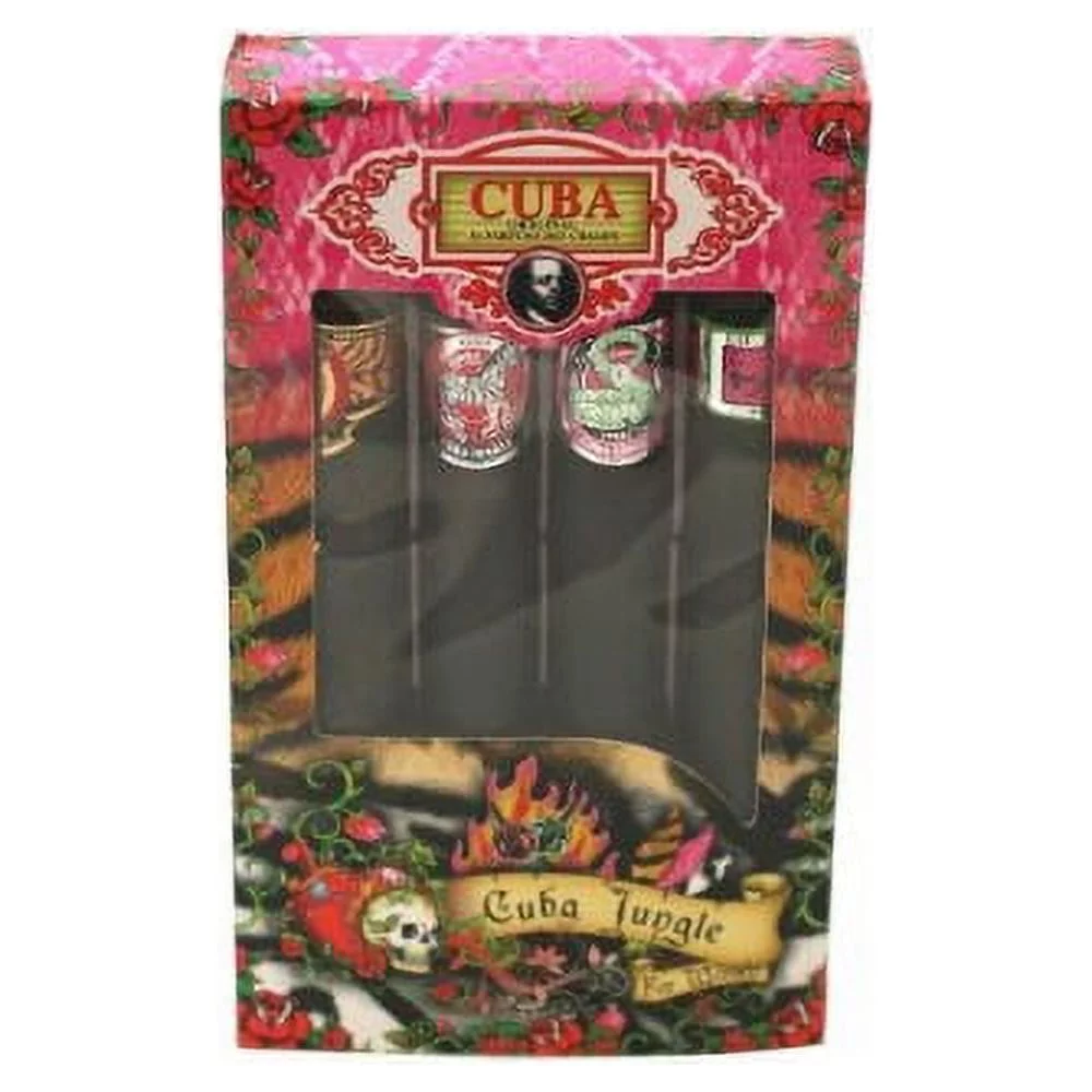 Champs Cuba Jungle Collection Perfume Gift Set For Women - 1.17 Oz, 4 Ea