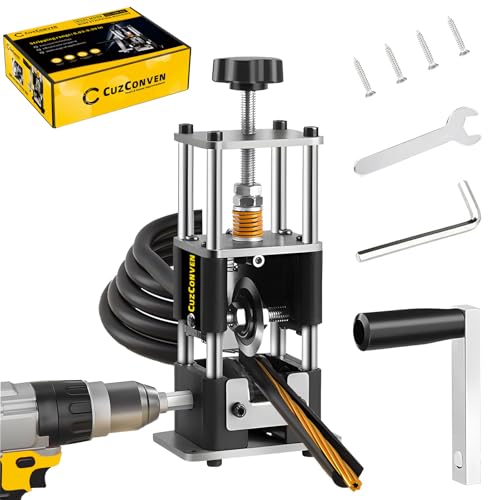 Wire Stripper Machine,0.03-1 Inch Wire Stripping Machine with Hand Crank,Portable Steel Frame Drill Powered Stripping Tool for Scrap Copper Wire Cable Recycling