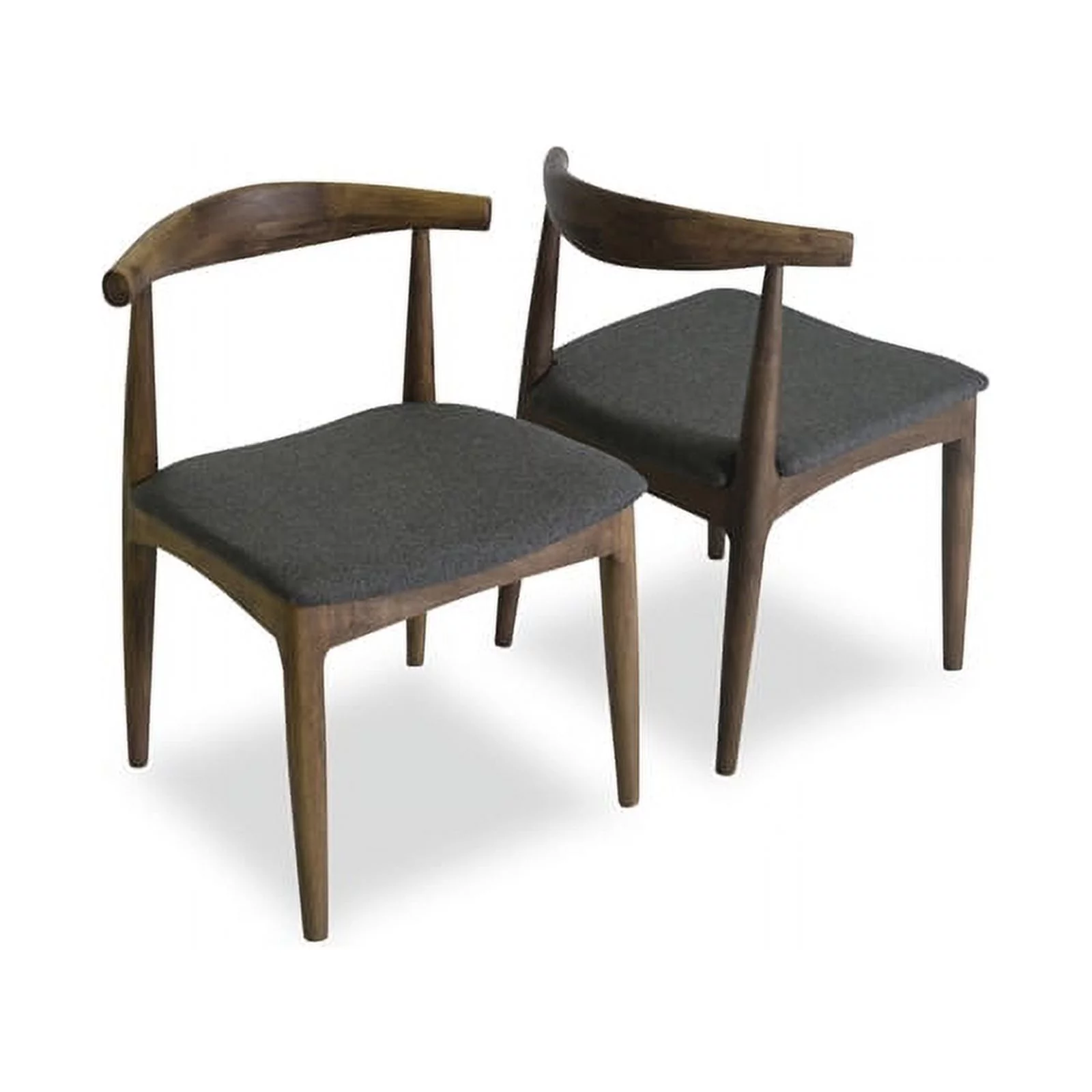 Mid-Century Modern Blake Gray Dining Chair (Set of 2)