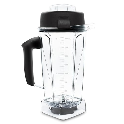For Vitamix Blender Pitcher 64 oz. -60865, Clear, 5200 Replacement Pitcher Compatible with Vitamix blender 4500, 5000, 5200, 6000, 6300