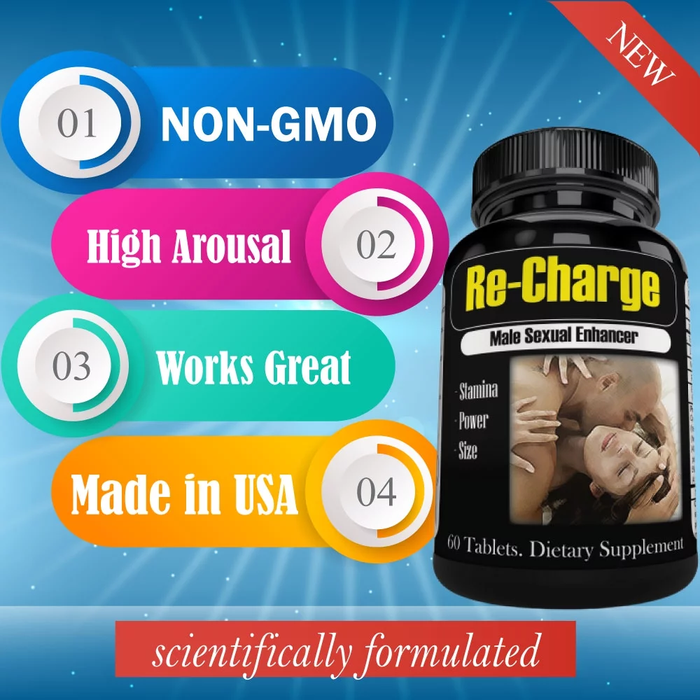Re-charge Men's Health Supplements 60 Capsules