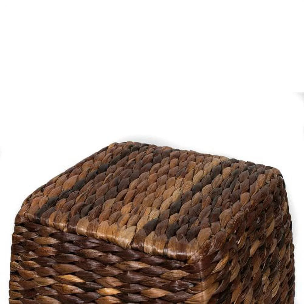 BirdRock Home Seagrass Accent Stool - Made of Hand Woven Seagrass