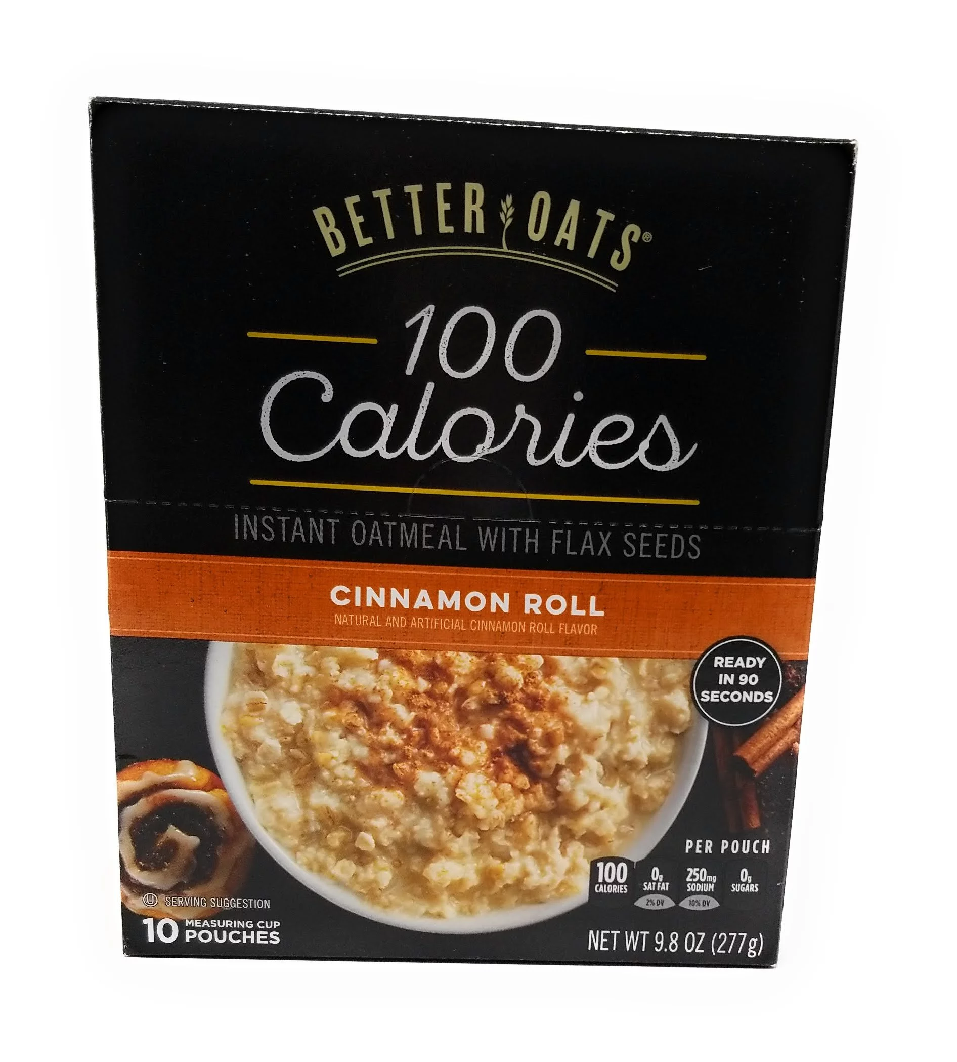 Deliciously Nutritious: Better Oats Oat Fit Instant Oatmeal Cinnamon Roll 9.8Oz (3 Pack) - A Wholesome Breakfast Delight!