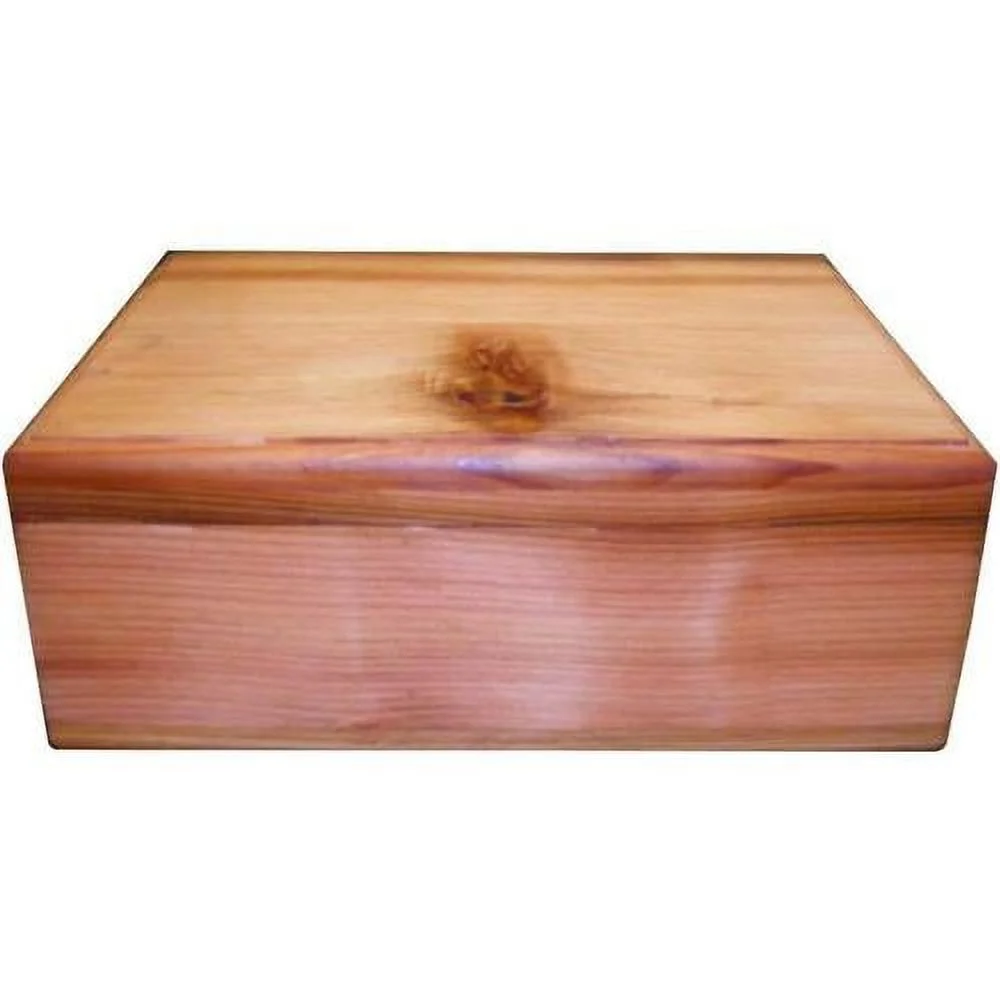 Cedar Keepsake Memory And Treasure Box Or Storage Box - Size 10.75 X 8 X 4 Inches