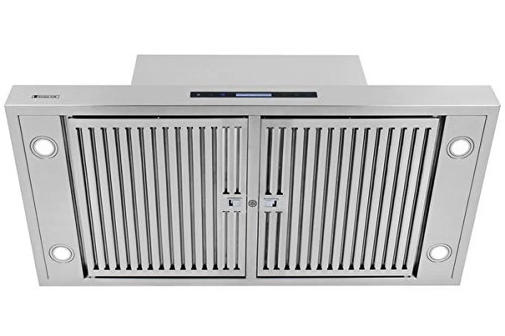 XtremeAir PX06-I48- 48'' Wide- 1600 CFM- Easy Clean swing-able baffle Filters- Stainless Steel- Island Mount Range Hood