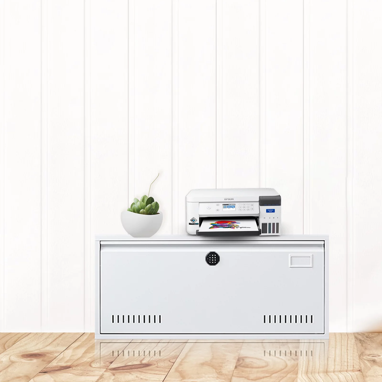 Electronic Digital Lateral File Cabinet, Large Drawer Metal Filing Cabinet with Hanging Rod for letter, A4, documents and so on, for Home Office using, Assembly Required