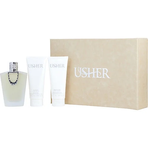 USHER by Usher Women's Perfume Set - 3.4 oz - Harmonious Peach, Freesia, Jasmine Blend - Casual Wear