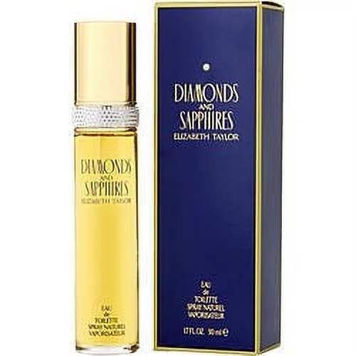 Elizabeth Taylor White Diamonds and Sapphires Perfume for Women, 1.7 Fl. Oz (Pack 3)