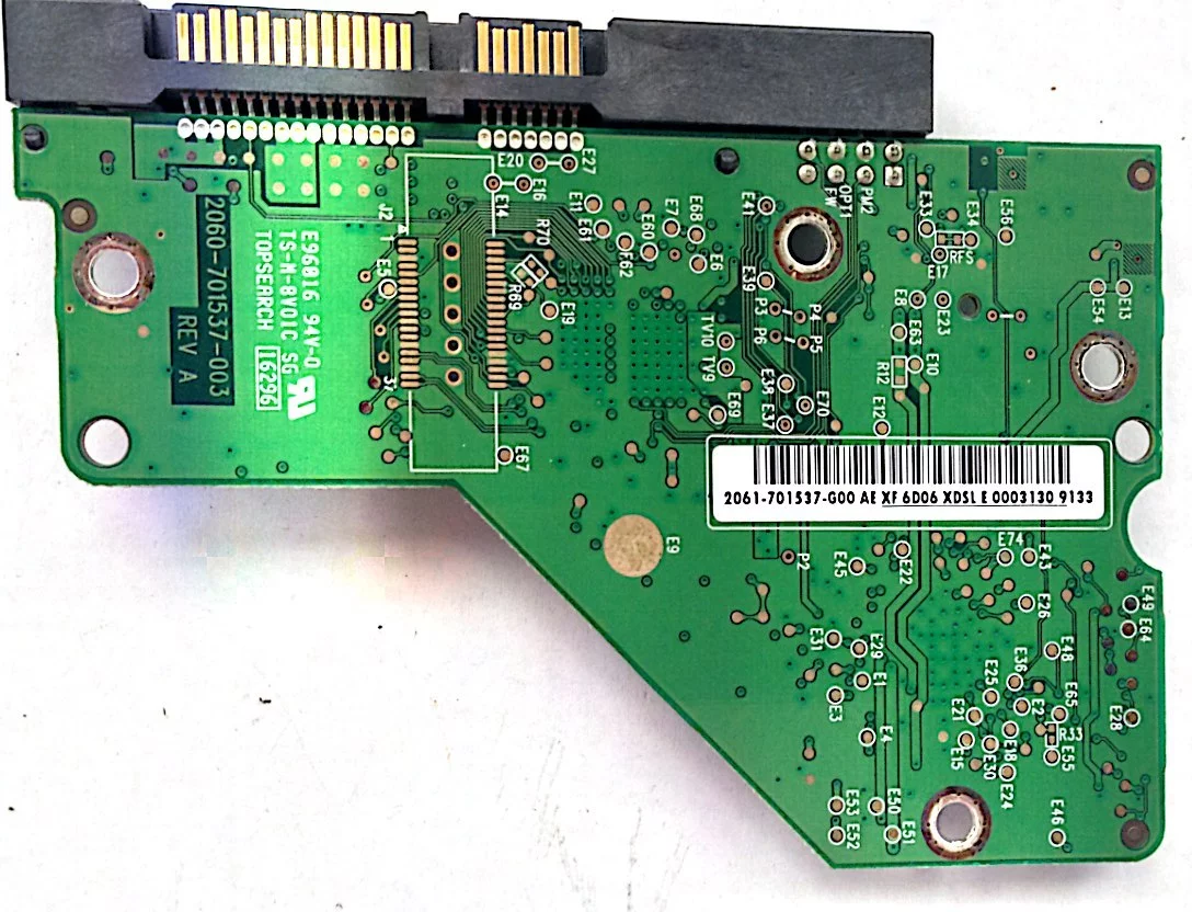 PCB WD1600AVJS-63B6A0 2061-701537-G00 AE 160GB Western Digital