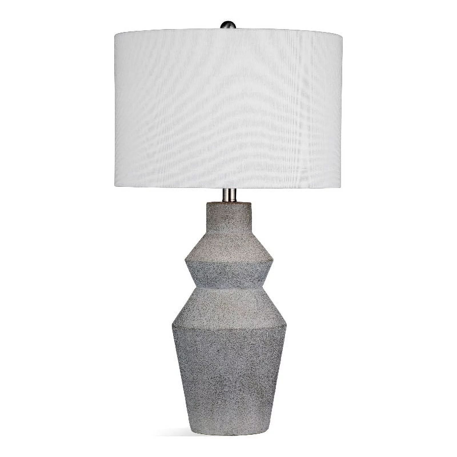 Roster Table Lamp in Gray Cement Stone