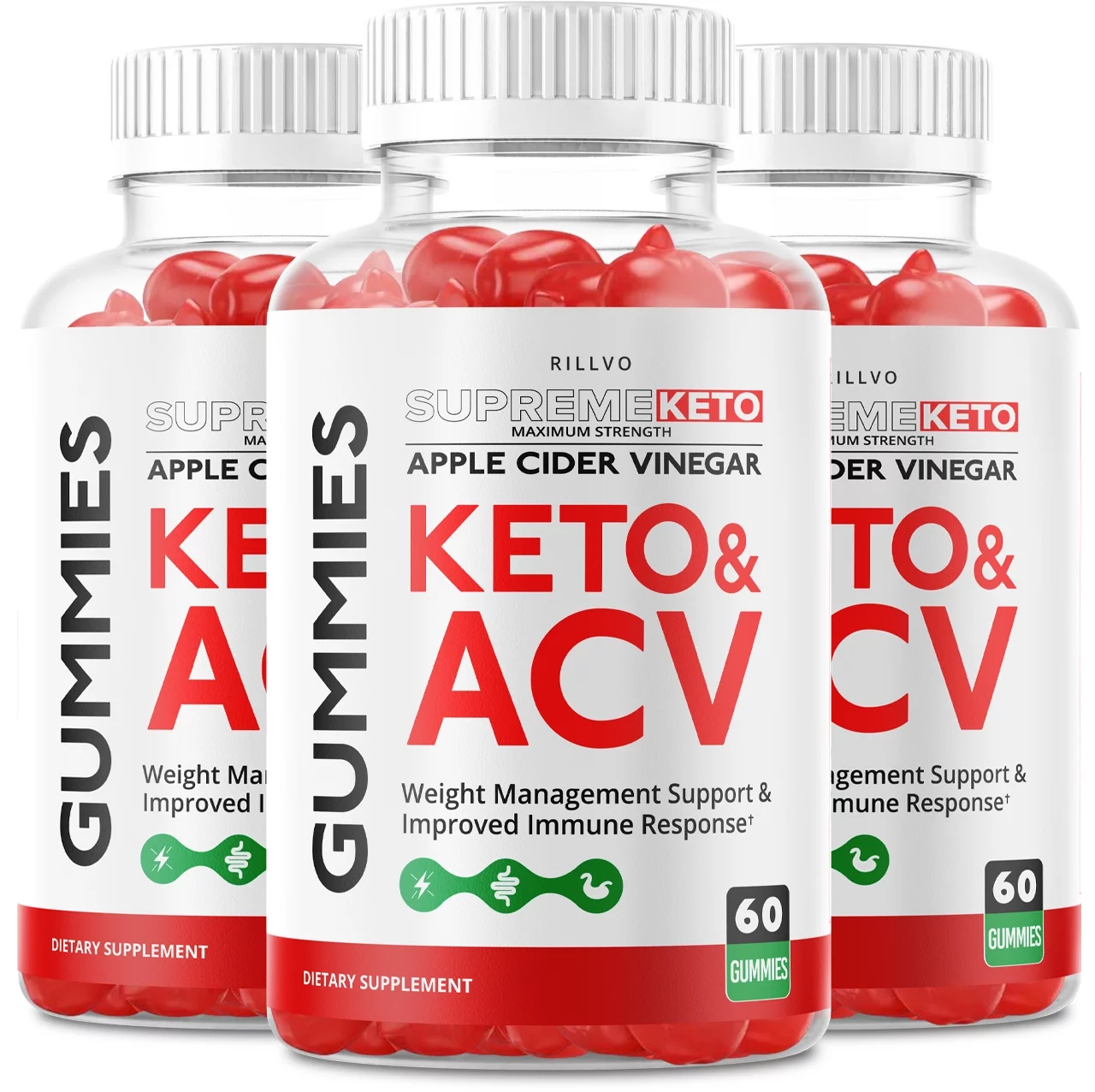 (3 Pack) Supreme Keto Gummies - Supreme Keto ACV Gummy’s - Supplement for Weight Loss - Energy & Focus Boosting Dietary Supplements for Weight Management & Metabolism - 180 Gummies