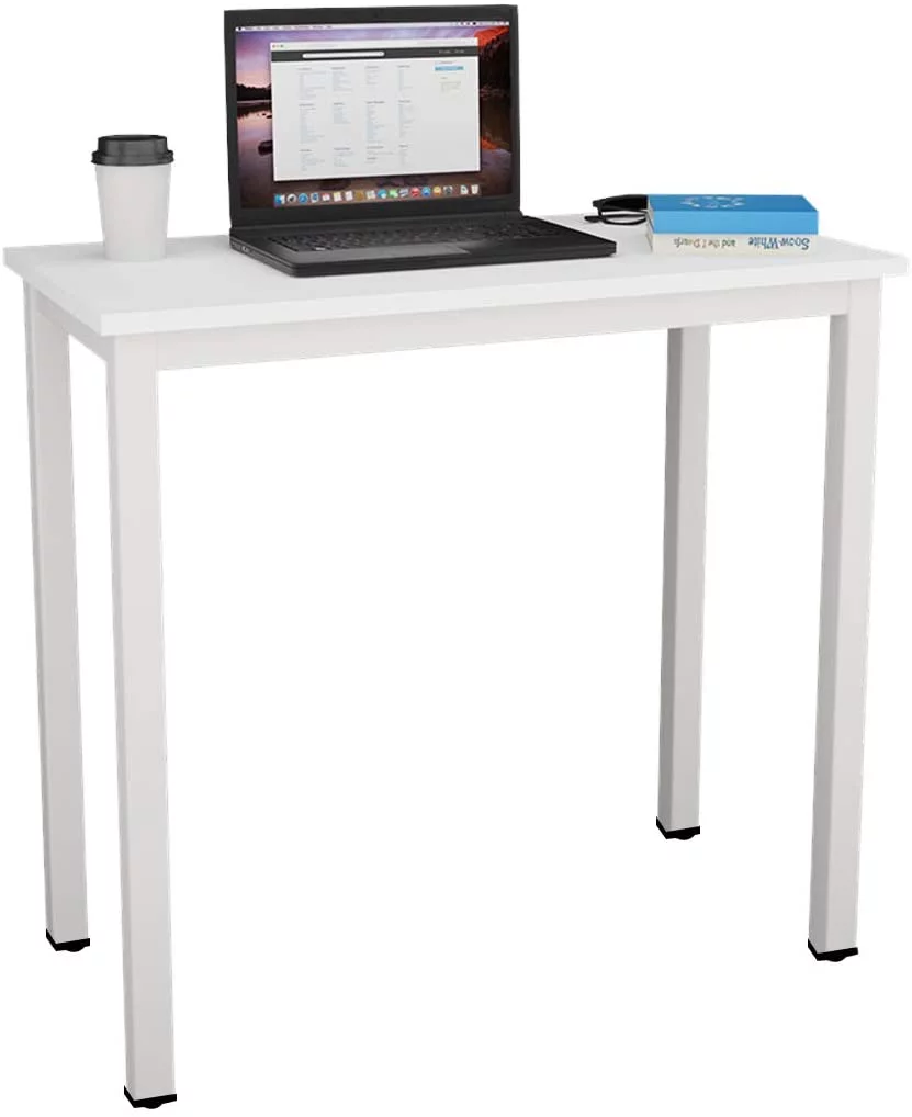 SOGES Small Computer Desk 31.5 inches Sturdy Writing Desk for Small Spaces, White
