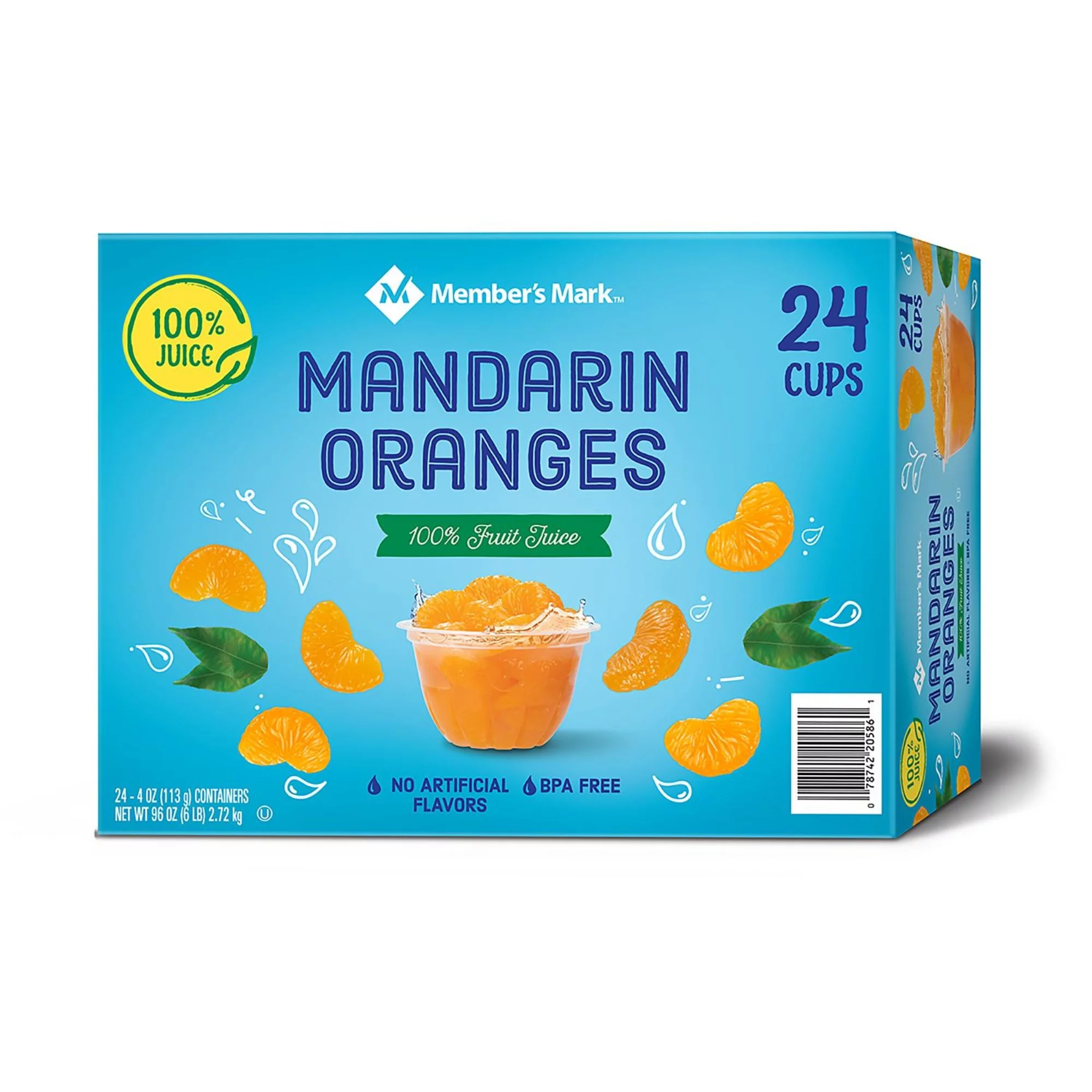 Member S Mark Mandarin Oranges (4 Oz., 24 Ct.) Wholesale, Cheap, Discount, Bulk (1 - Pack)