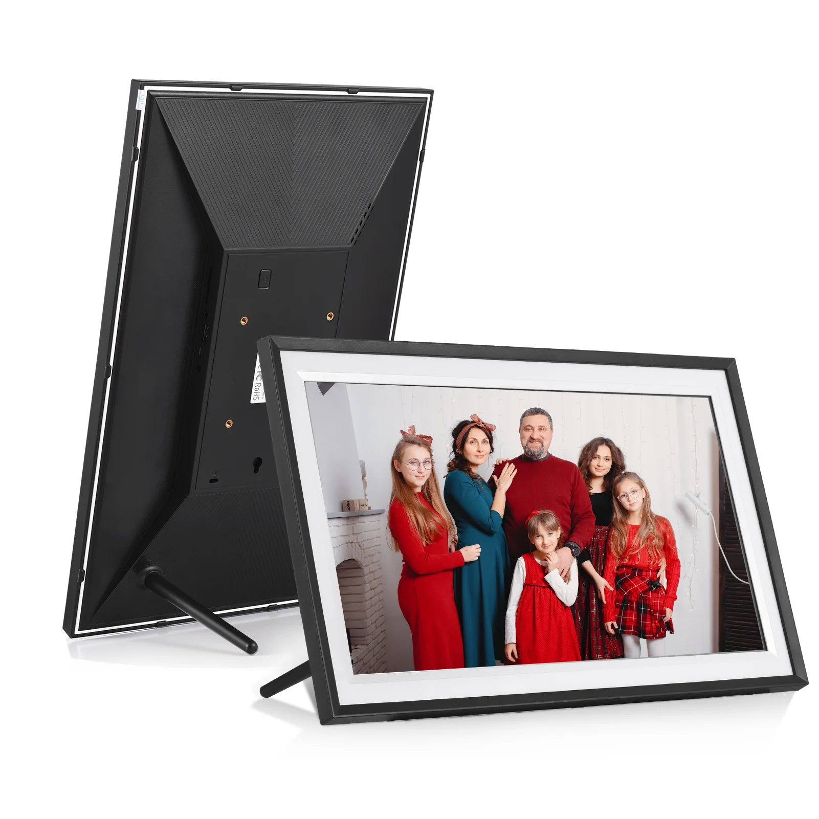 Anself WiFi Digital Photo Frame 15.6-Inch TFT Screen with 16GB Storage Auto Rotation