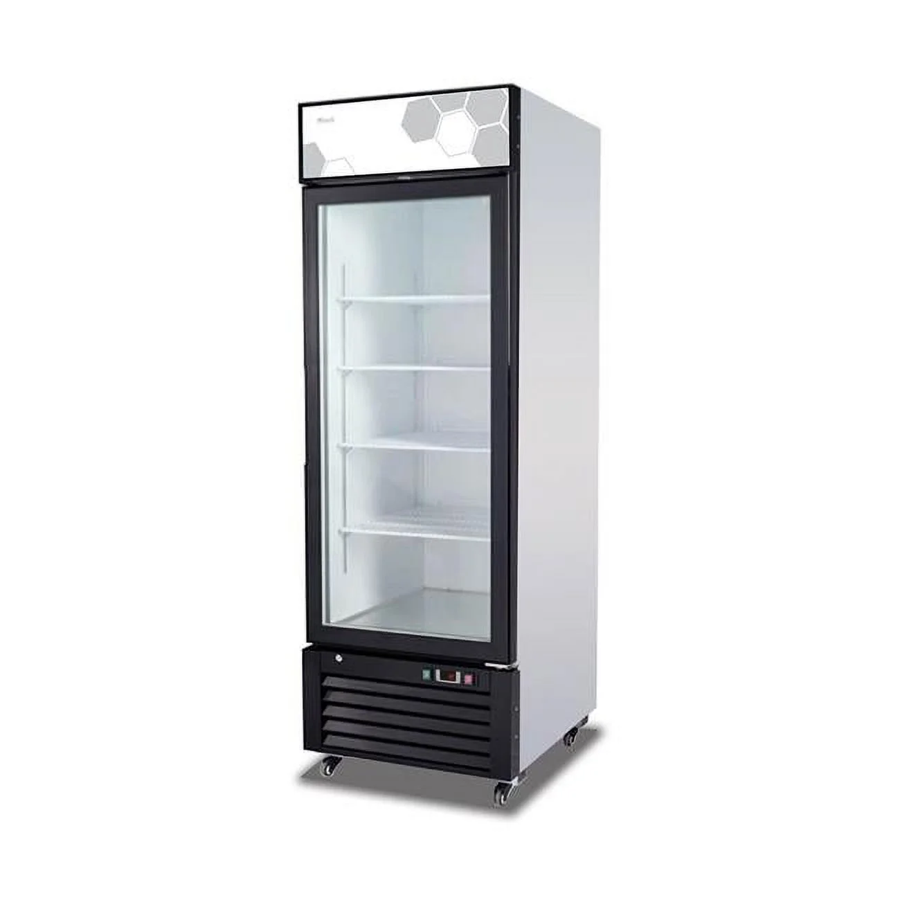 Migali C-23FM-HC 27 in. 23.0 cu. ft. Competitor Series Freezer Merchandiser, White & Black