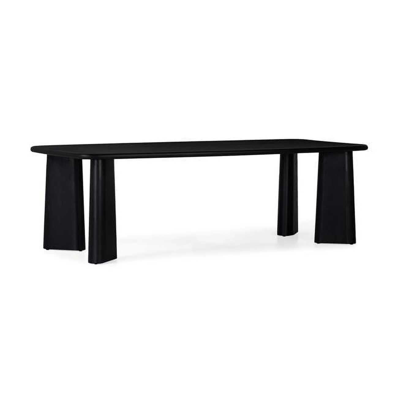 Union Home DIN00097 Laurel Dining Table, Charcoal Oil Finish