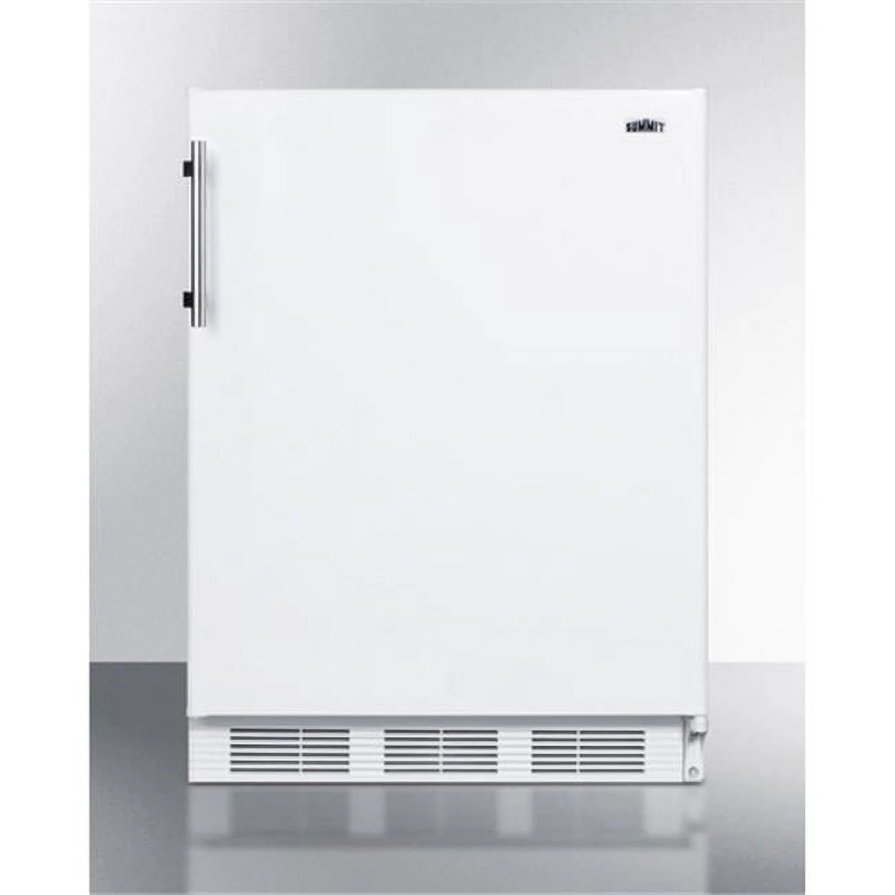 32.38 x 23.63 x 23 in. ADA Compliant Built-In Undercounter Refrigerator-Freezer, White Cabinet