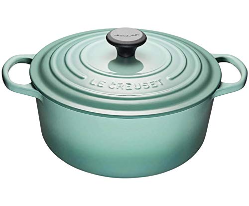 Le Creuset Signature Enameled Cast-Iron 5.5 Quarts Round French (Dutch) Oven, Sage