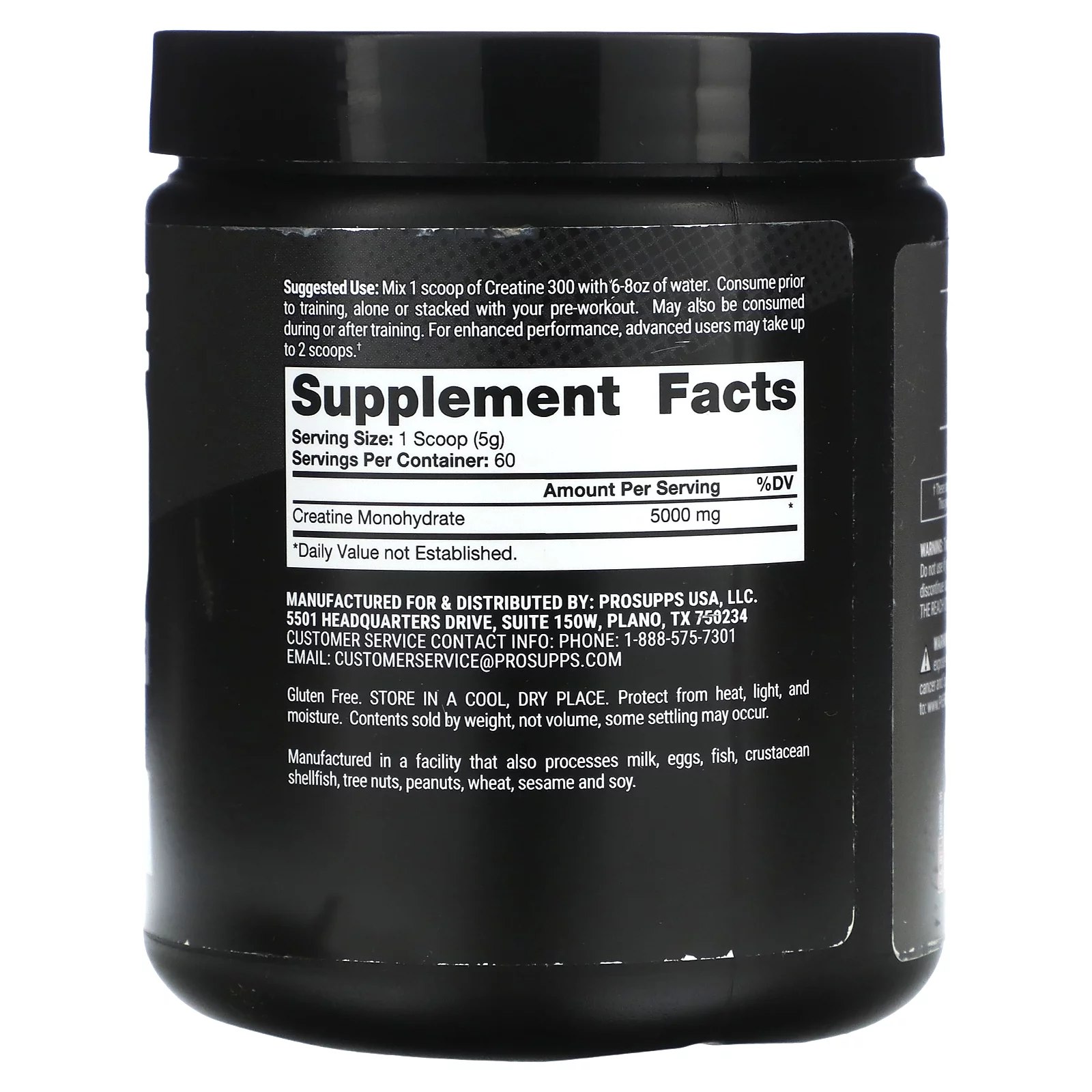 ProSupps Creatine 300, Unflavored, 5,000 mg , 10.58 oz (300 g)