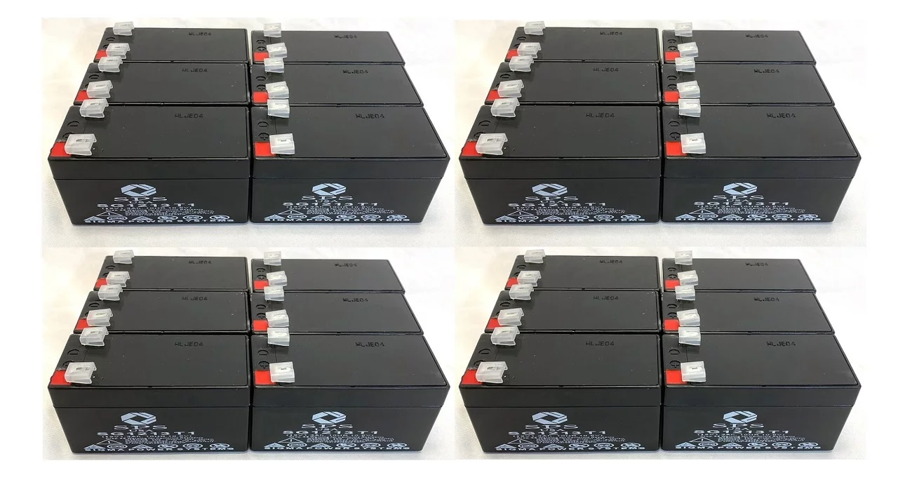 SPS Brand 12V 1.3Ah Replacement Battery (SG1213T1) for Marquette EMS-BP711 BP Monitor (24 Pack)