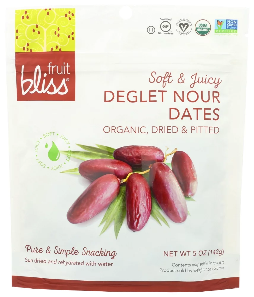 Fruit Bliss Organic Deglet Nour Dates Dates, 5 Oz