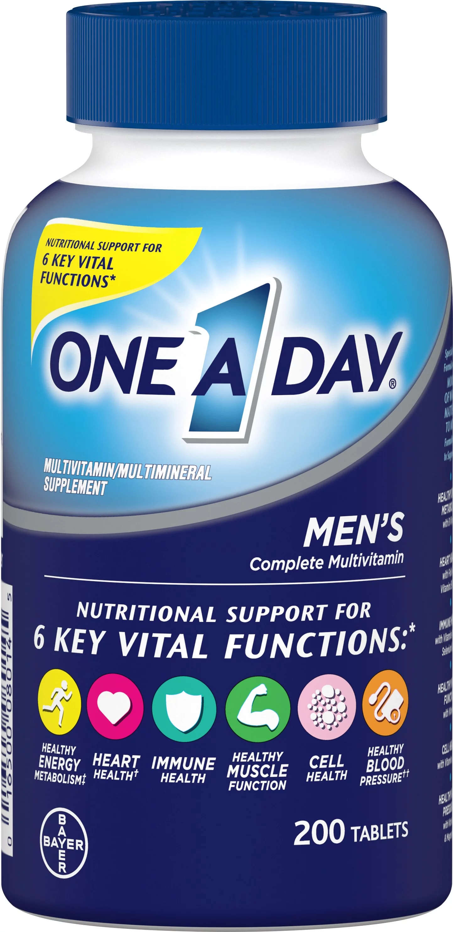 4 Pack - One-A-Day Men's Health Formula Tablets 200 Tablets