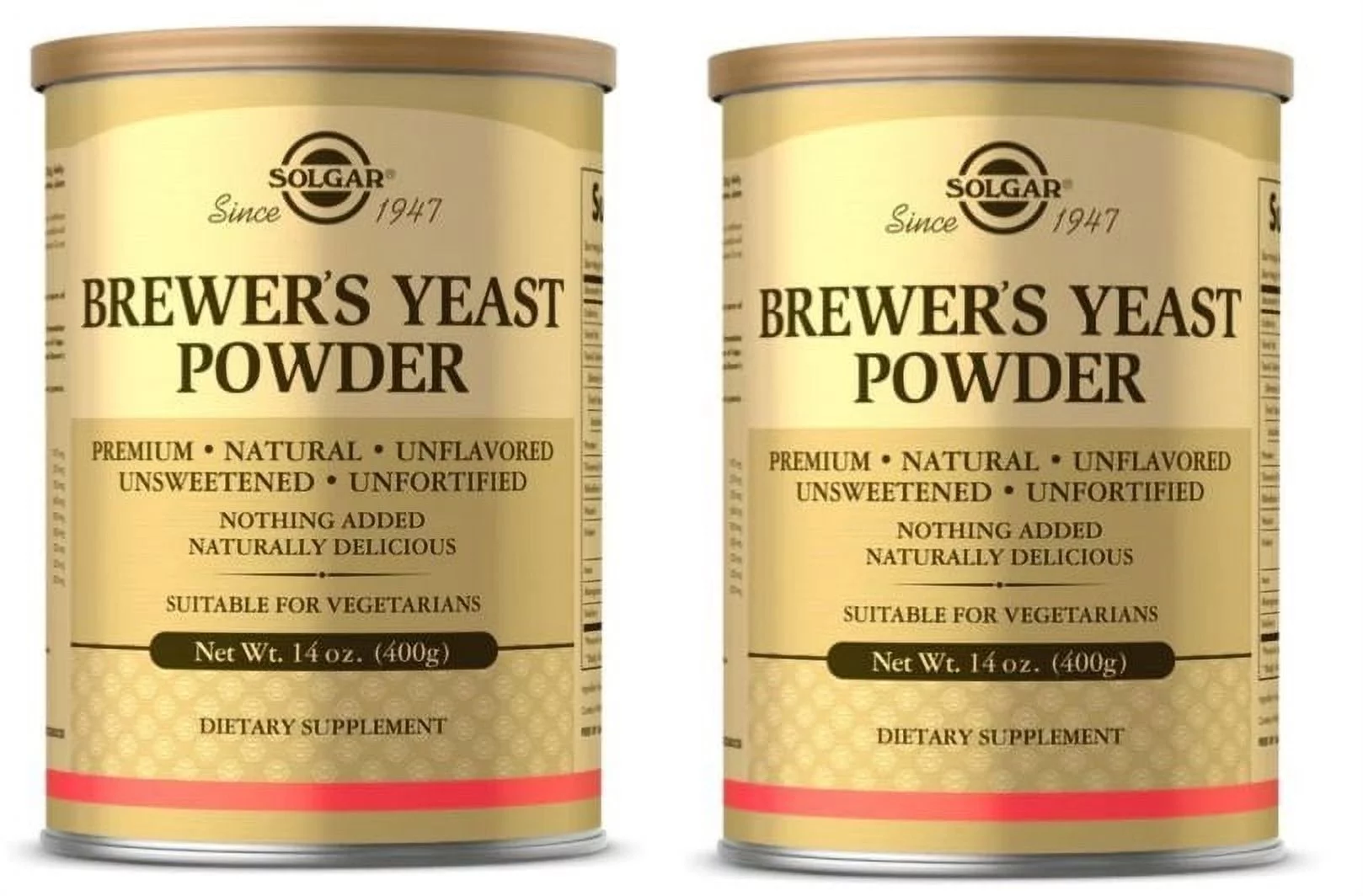 Solgar, brewer's yeast powder, 14 oz (400 g) 2 packs