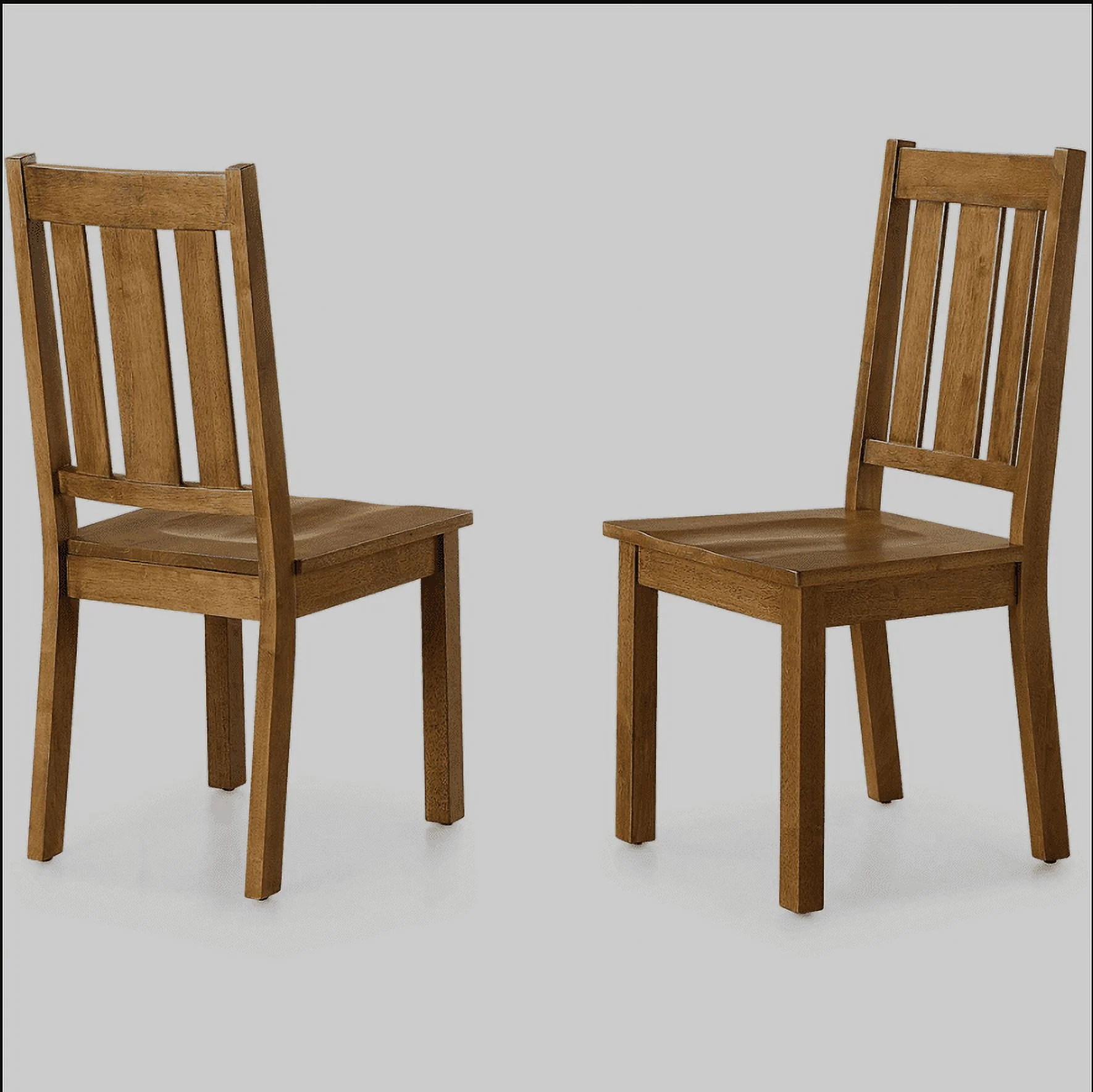Better Homes and Gardens Bankston Dining Chair, Set of 2, Honey