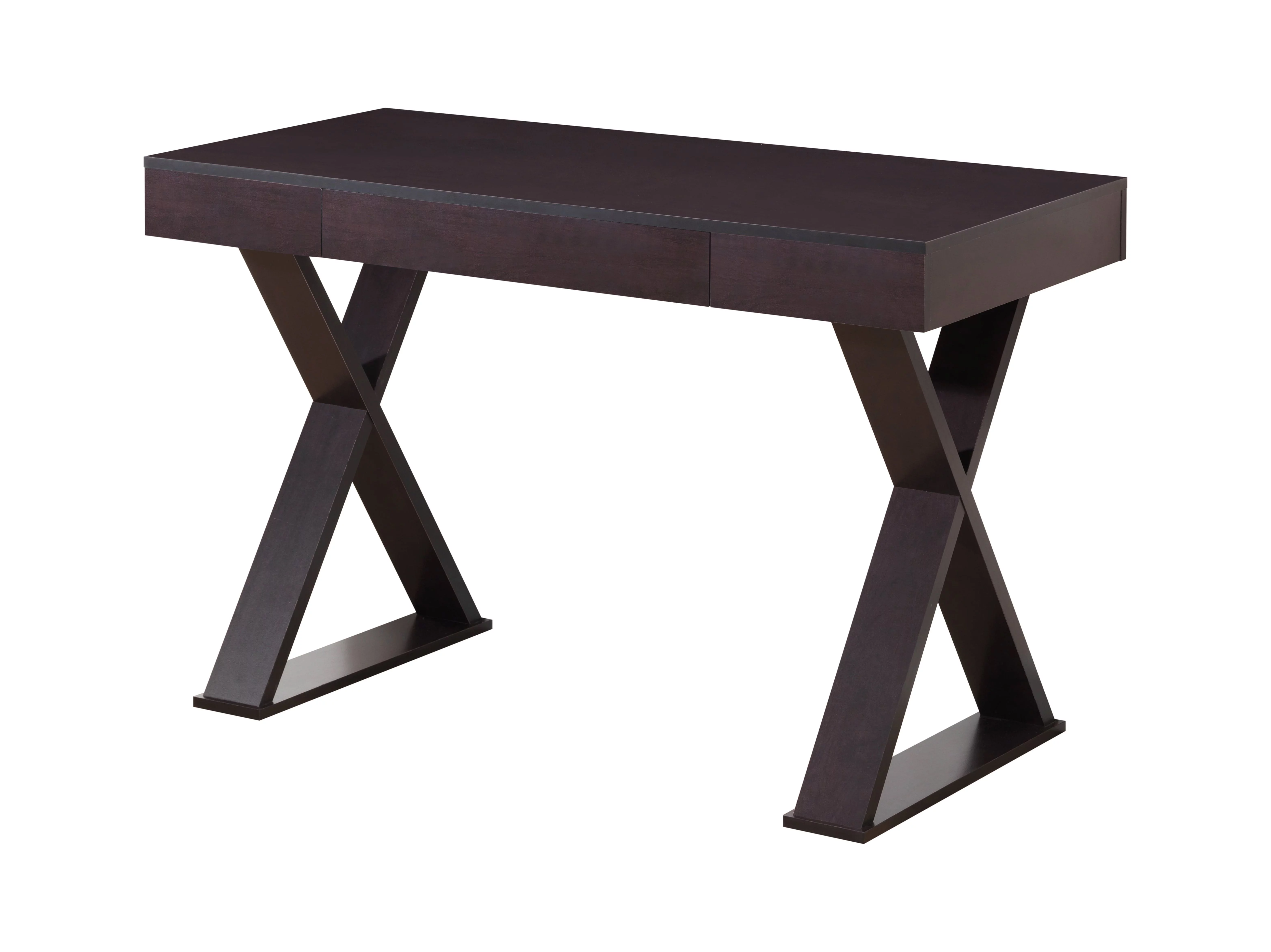 Techni Mobili Trendy Writing Desk with Drawer, Espresso