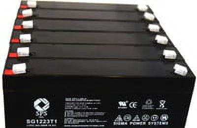 SPS Brand 12V 2.3 Ah Replacement Battery (SG1223T1) for Baxter Healthcare INFUSION PUMP 5C (6 Pack)