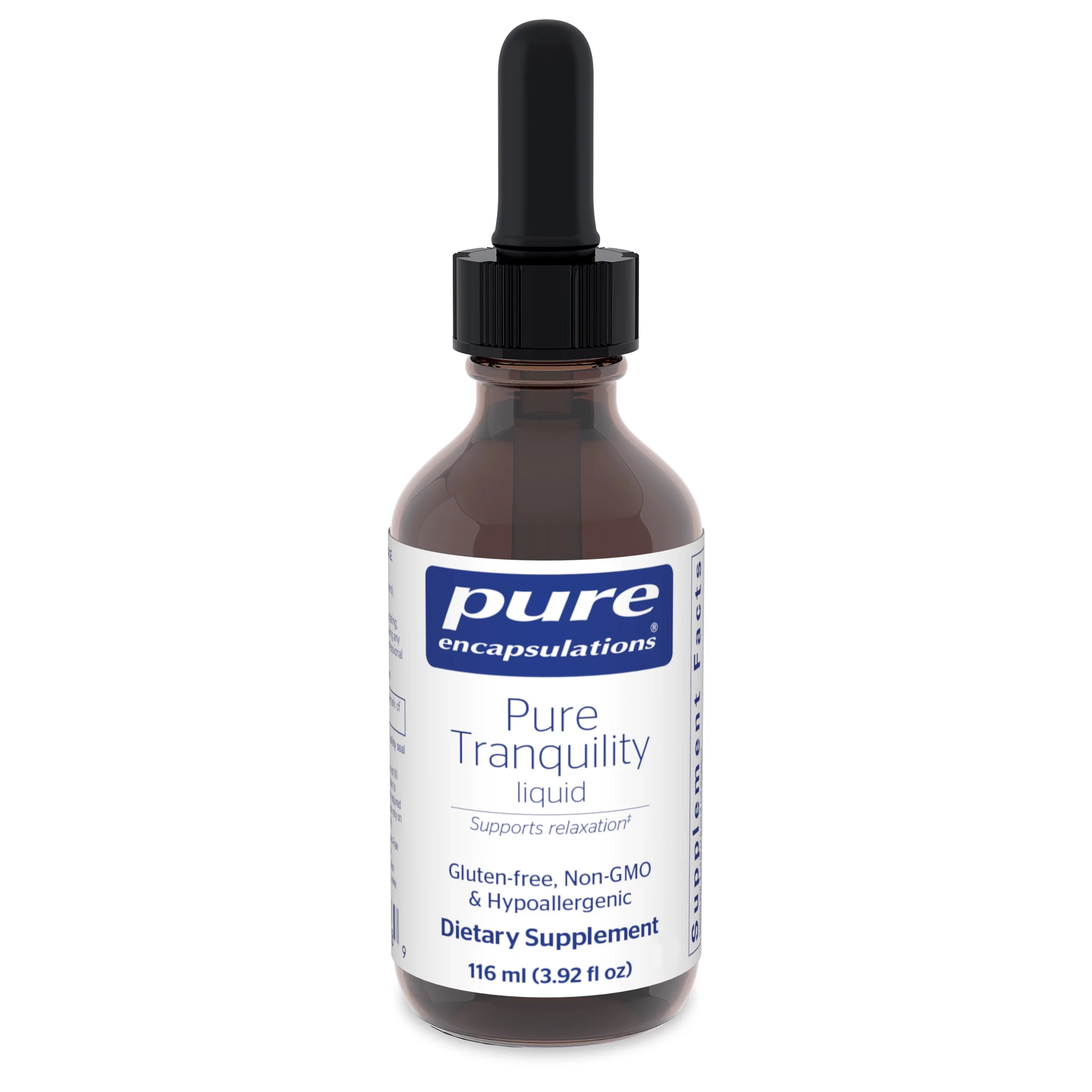 Pure Encapsulations Pure Tranquility Liquid | Hypoallergenic Supplement to Support Relaxation and Moderate Occasional Stress | 3.92 fl. oz.