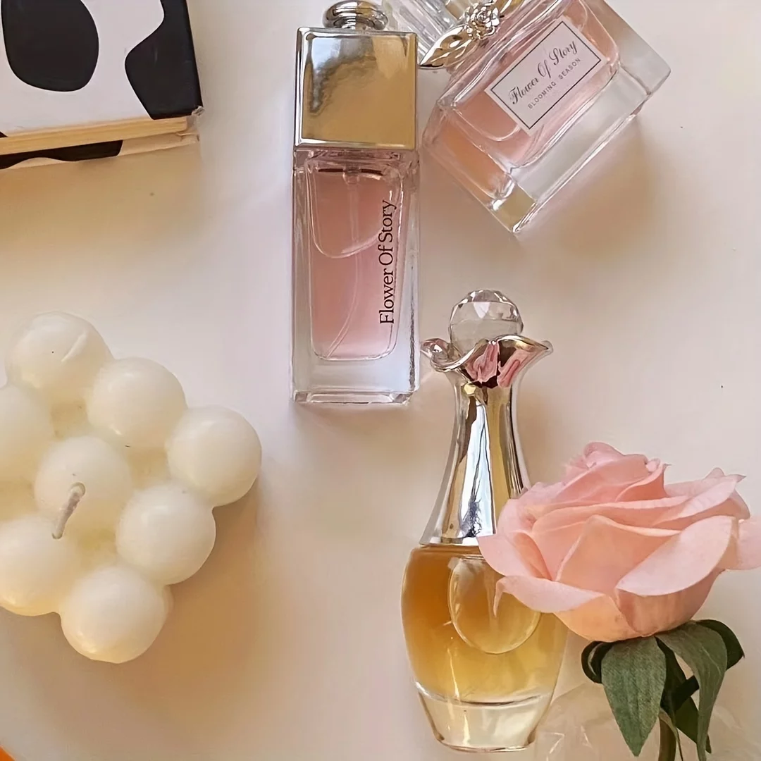 3-Piece Perfume Set - Refreshing & Long-Lasting Cedar Notes - Perfect for Dating, Parties & Gifts for Her