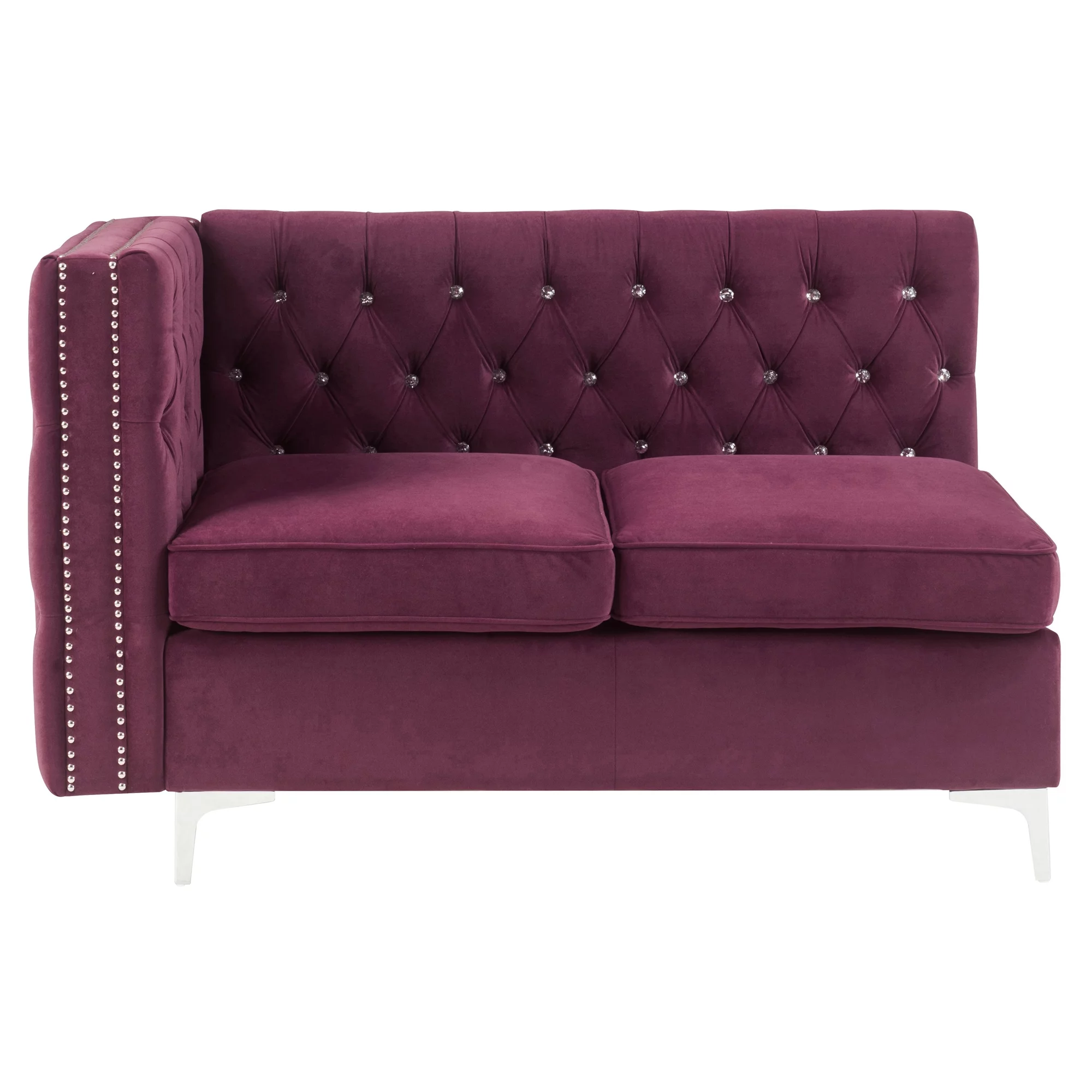 ACME Jaszira Left Facing and Right Facing Arms Modular in Burgundy