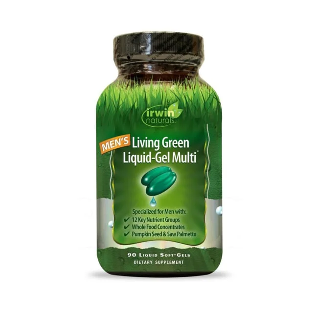 Irwin Naturals Men'S Living Green Liquid-Gel Multi, 90ct