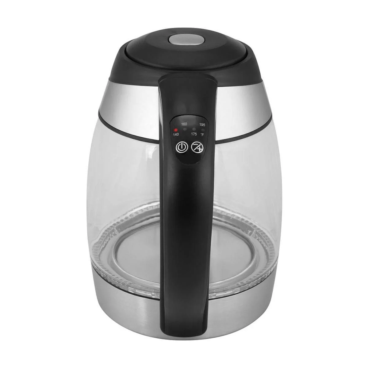 KALORIK 1.8 LITER DIGITAL WATER KETTLE WITH COLOR LED, GLASS