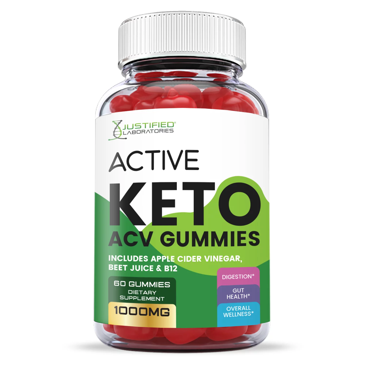 Active Keto ACV Gummies 1000mg & Keto ACV Pills 1275MG Bundle