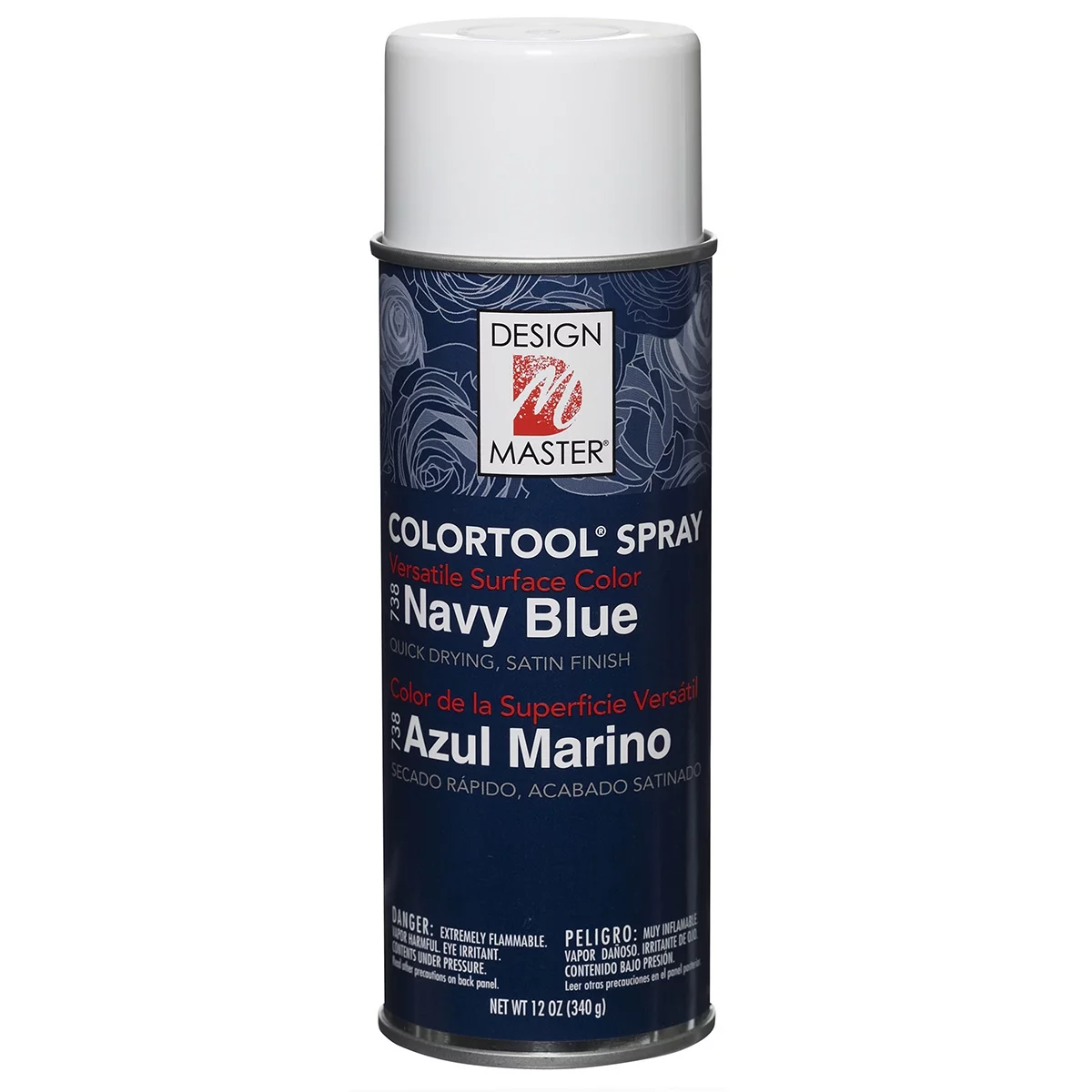 Design Master Colortool Spray Paint, 12oz, Matte, Navy Blue