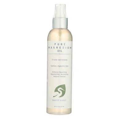White Egret Pure Magnesium Oil 72 Ionic Minerals - 1 Each - 8 Fz
