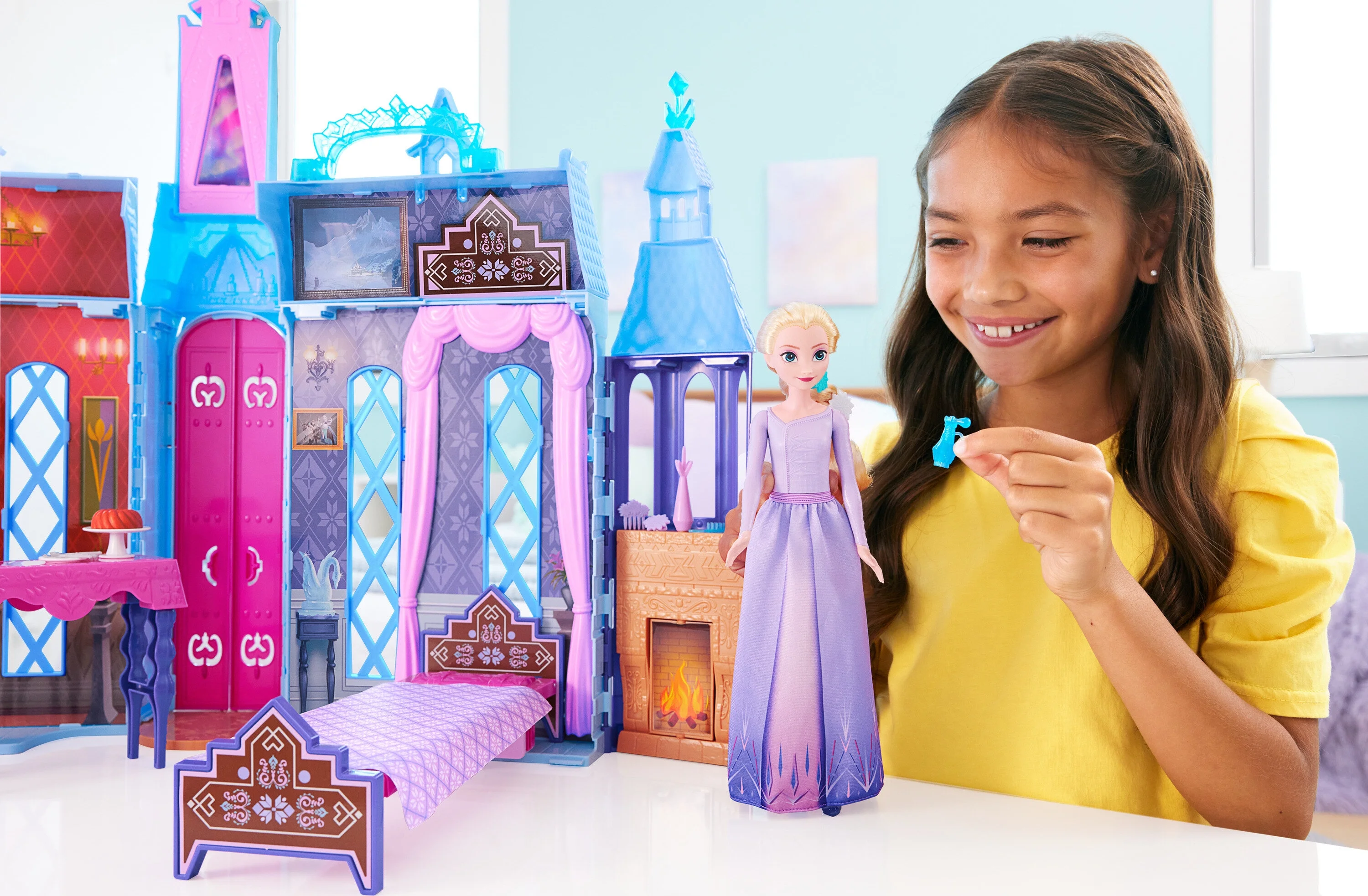 Disney Frozen Arendelle Castle with Elsa Doll