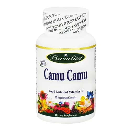 Paradise Herbs Camu Camu Food Nutrient Vitamin C Vegetarian Capsules, 60 Ea, 6 Pack