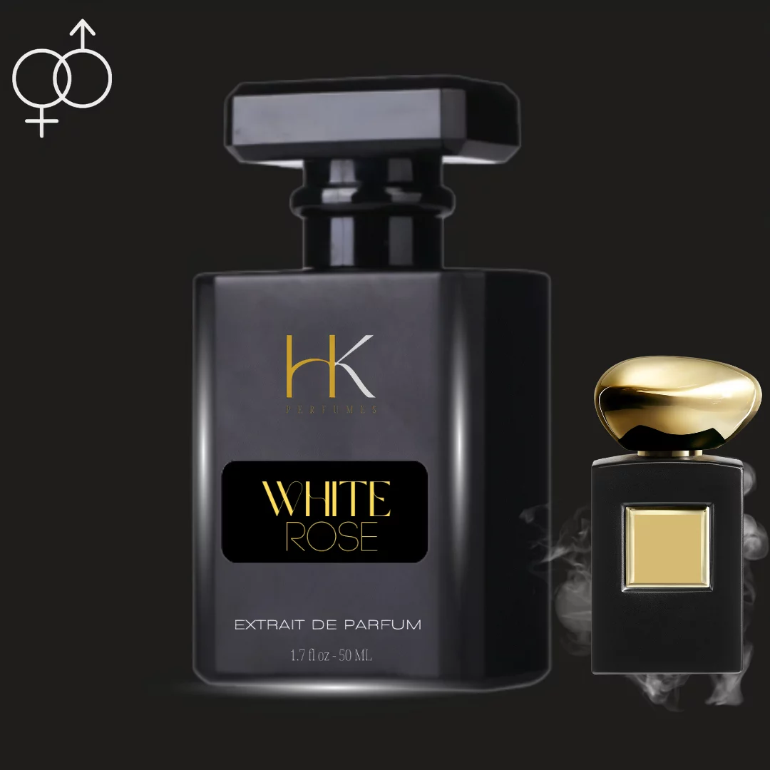 HK Perfumes | Fragrance White Rose Perfume Inspired by Privé Rose d'Arabie Perfume | Eau De Perfume for Women and Men | Long Lasting Perfume