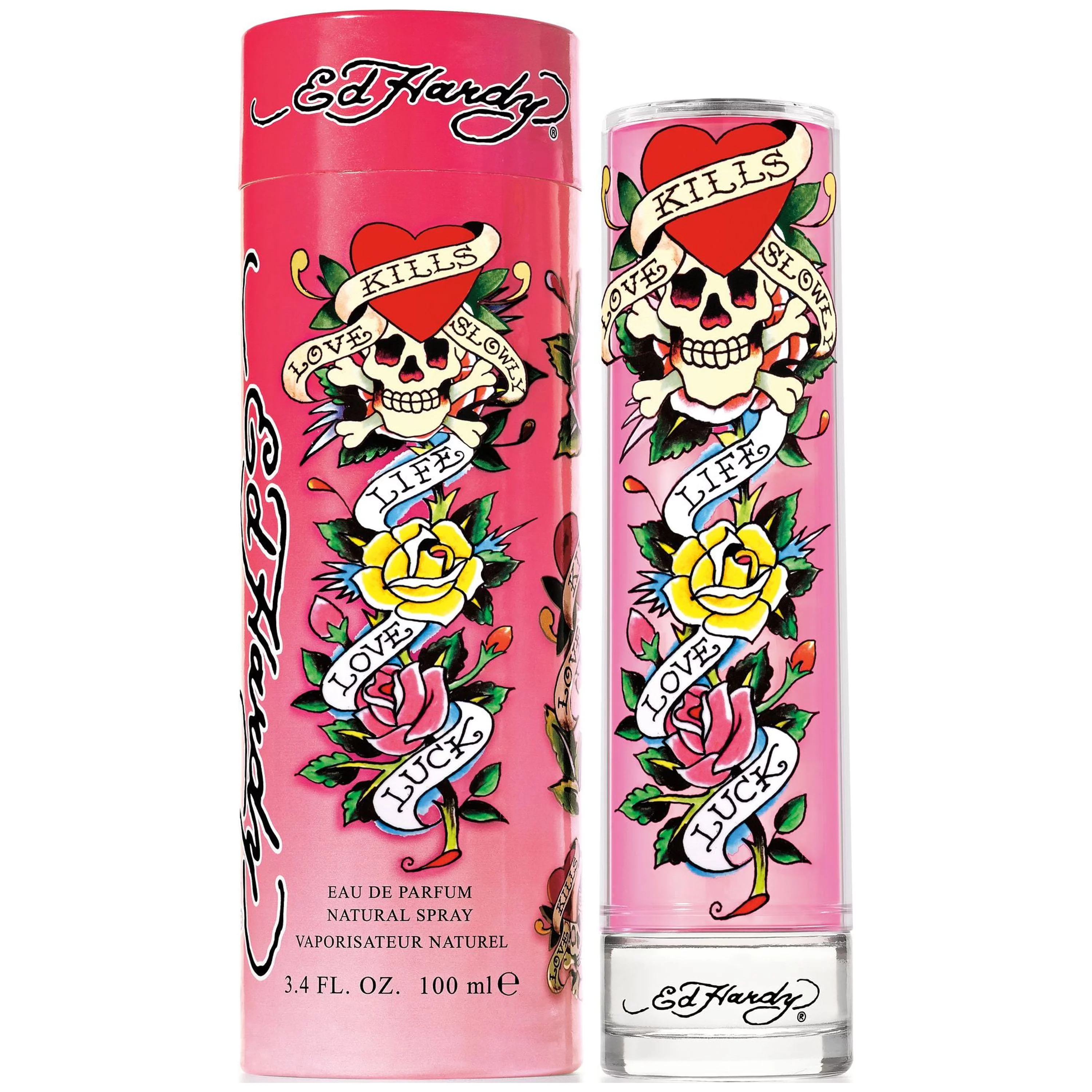 Ed Hardy Women's Perfume Fragrance by Christian Audigier, Eau De Parfum, 3.4 Fl Oz