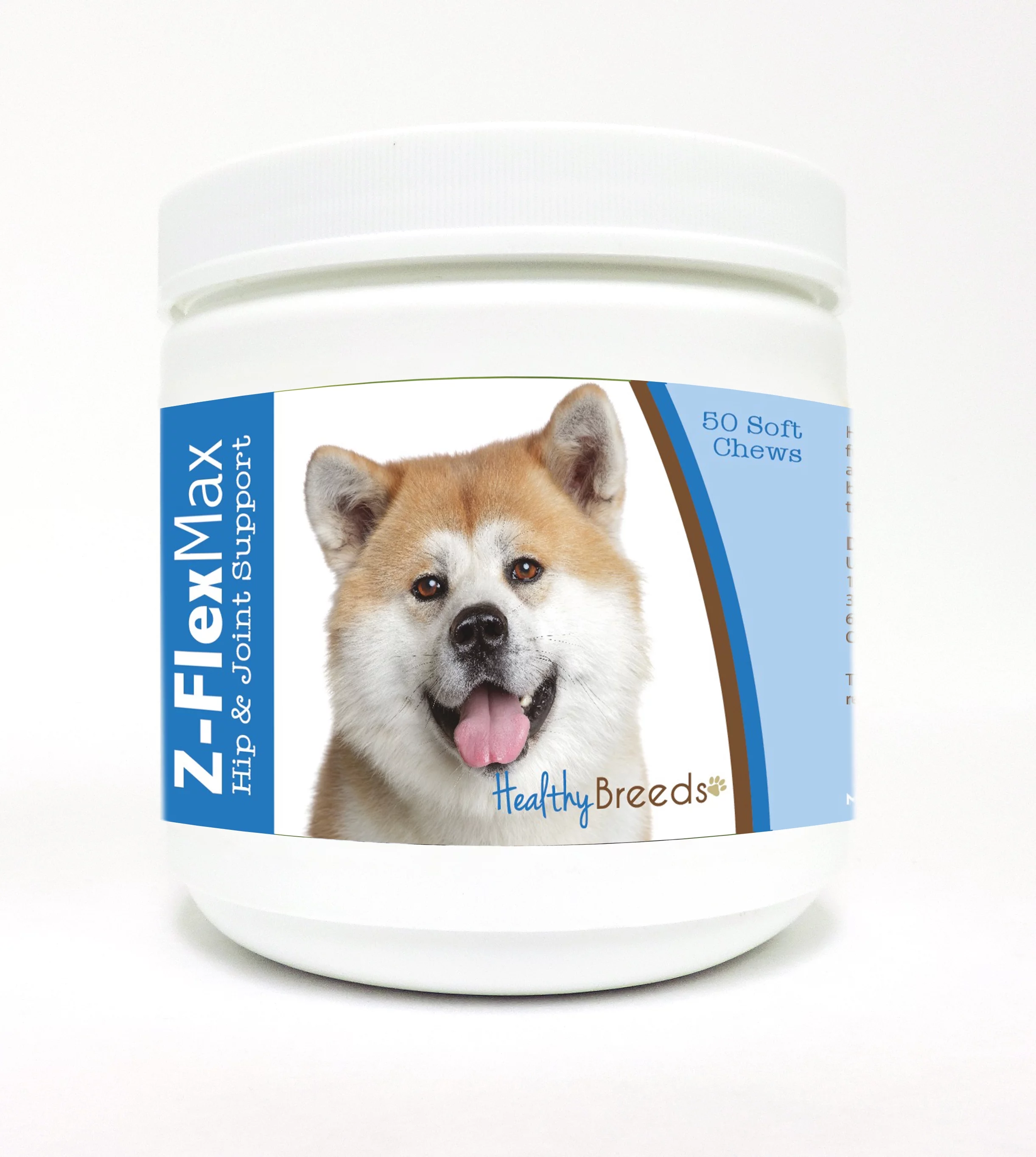 Healthy Breeds Akita Z-Flex Max Dog Hip & Joint Soft Chews 50 Count