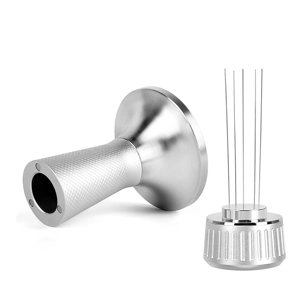 Dazzduo Espresso Stirrer Tool,Stainless Steel Curved Stirrer Steel Curved Coffee Coffee Tamper 1 Espresso Coffee Coffee Coffee Tamper Compatible Espresso Coffee Tamper 2 1 Espresso