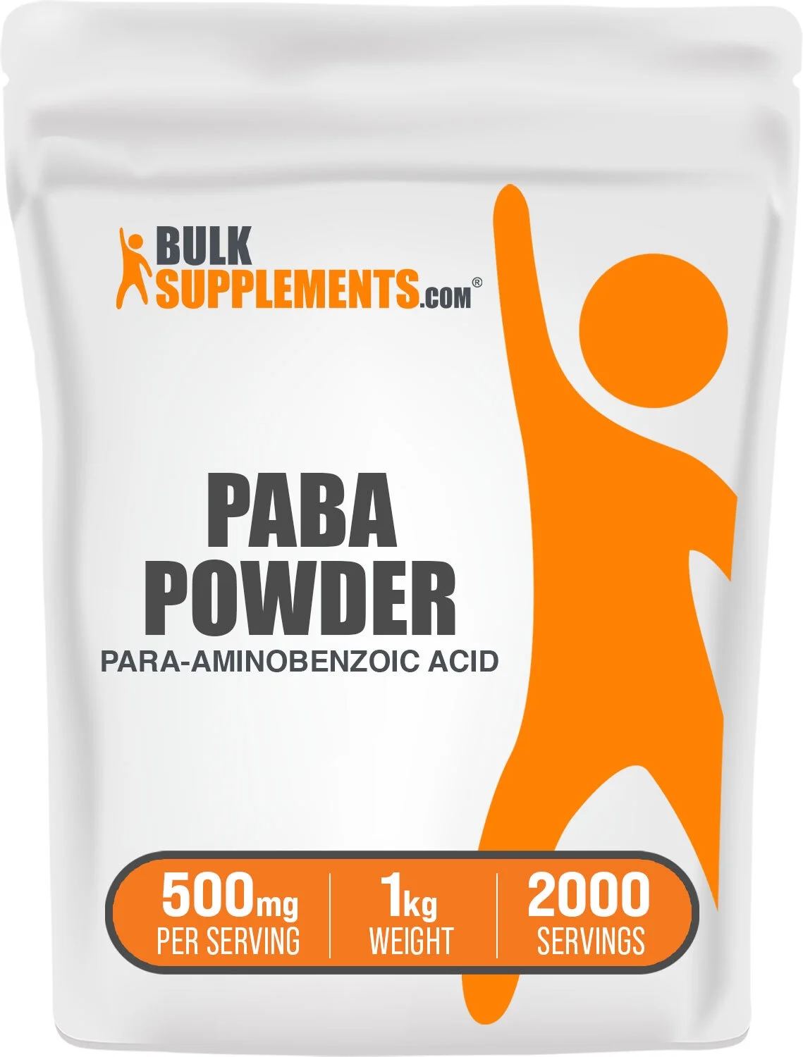 BulkSupplements.com para-Aminobenzoic Acid (PABA) (1 Kilogram - 2.2 lbs)