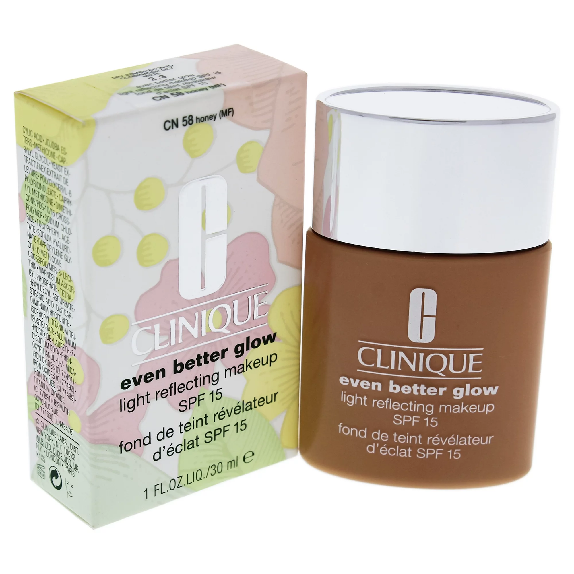 Even Better Glow Light Reflecting Makeup SPF 15 - 58 Honey by Clinique for Women
